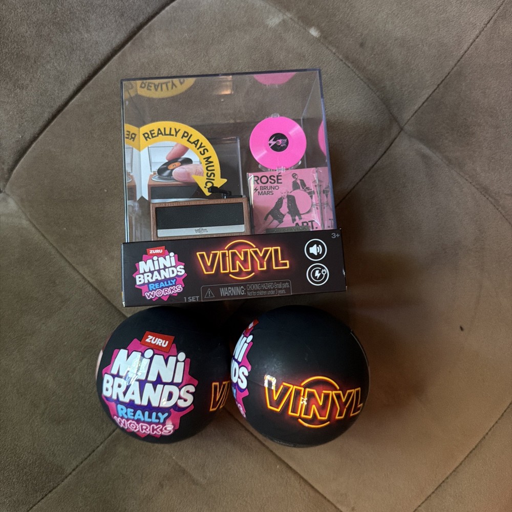 Zuru Mini Brands Really Works Vinyl *NIB* Comes With 2 Mystery Balls