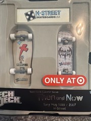 NEW Tech Deck Then and Now H-Street Skateboards USA Tony Mag 1989 2007 Series