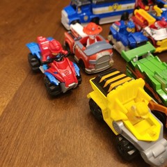 PAW PATROL Car Lot True Metal Die Cast & Skye Marshall Chase Rocky Ryder ATV