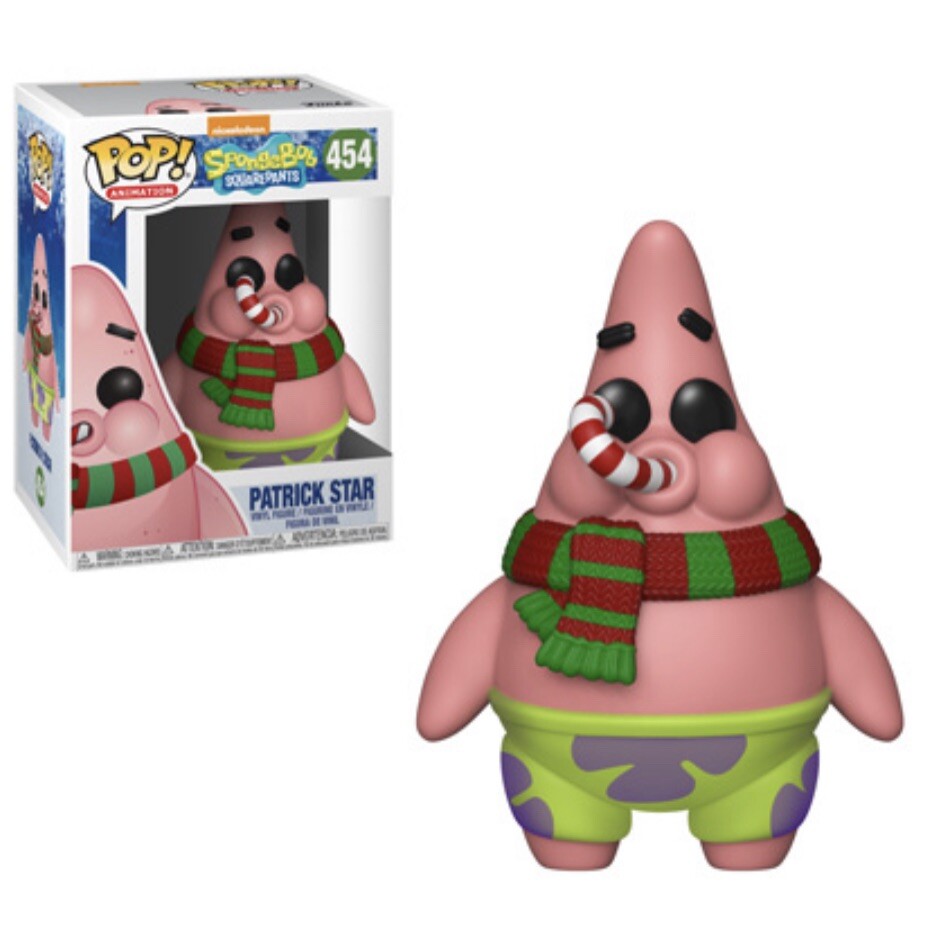 SpongeBob Squarepants TV – Holiday Patrick Star #455 Funko Pop Vinyl Figure Xmas
