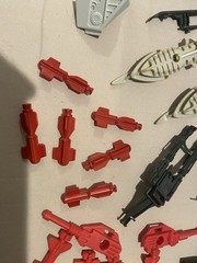 GI Joe Hasbro 3.75” 1987 Cobra Wolf & Cobra Sea-Ray Parts Lot