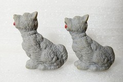2 vtg 1974 MEGO Wizard Of Oz TOTO dog for 8″ Dorothy Doll 1:9 scale figure