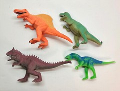 Dinosaurs Lot Of 20 Various Figures, Sizes & Colors – Varies From 5” To 1” -READ