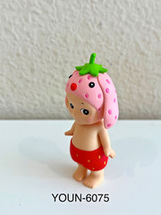 AUTHENTIC Sonny Angel Strawberry Love Series LOP EAR RABBIT -New (Opened) w/box