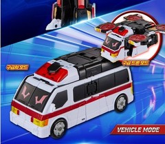 Metal Cardbot W Bloodwing Transforming Robot Van Toy SAMG Korean