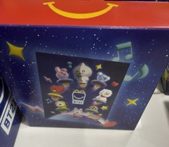 Mc Donalds 2026 BTS Bt21 Poster and Set Of Stickers.