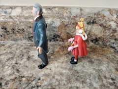 Rare How The Grinch Stole Christmas Cindy Lou Who & The Mayor Figures Playmates