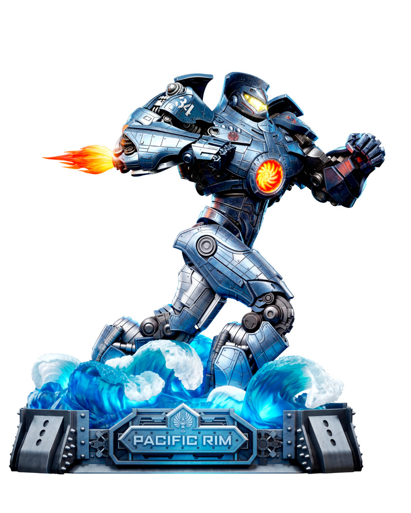 3D Printed Fan Art Gipsy Danger Sculpture by Wicked3d