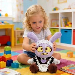10 Inch Maid Jax Plush Doll Cute Anime Circus Rabbit Stuffed Aniaml Toy For Kids