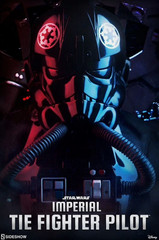 STAR WARS Imperial TIE Fighter Pilot Sideshow EXCLUSIVE 1:6 Figure #100294