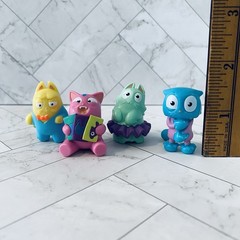 Hasbro Lost Kitties Lot Of 4 Miniature Collectible Figures