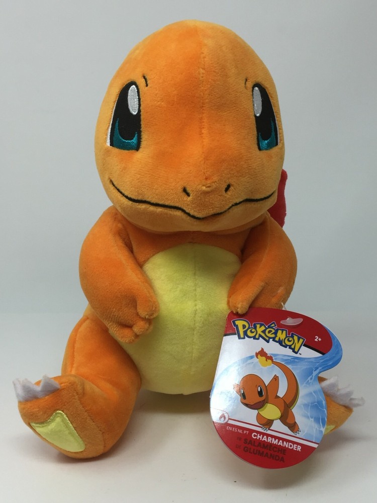 WCT Pokémon Charmander Plush Official Licensed Merchandise sitting