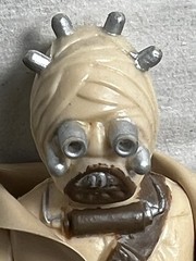 VINTAGE KENNER STAR WARS 1977 LONG EYE TUBES VARIATION SAND PEOPLE TUSKEN RAIDER
