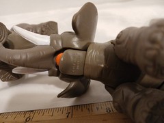 (Lot Of 4)~1995~ F-P Inc. ~Elephant~Hard Gray Rubber Figure (Indonesia)