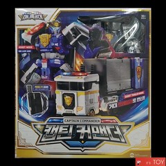 Miniforce Super Cops CAPTAIN COMMANDER Police Trailer Transformer Robot Truck
