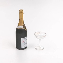 DID 3R GM657 1/6 Scale WWII General Champagne & Glass Model