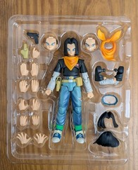 SH Figuarts Android 17 Event Exclusive Color Edition Open Box Complete Bandai