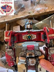 NEW BOX Lucky Cat MVP-01 Atlas AUTOBOT TRANSFORMER MOVIE 7 Op timus prim 25CM US