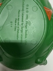 Set of 4 TMNT CEREAL BOWLS Teenage Mutant Ninja Turtles VINTAGE 1990 (READ DESC)