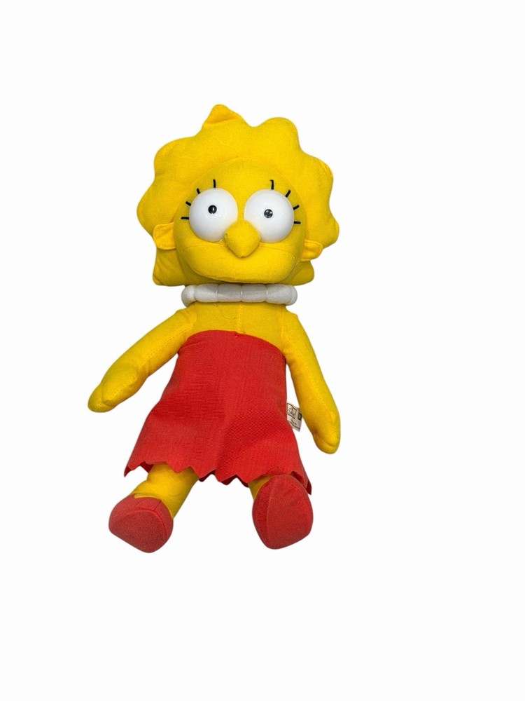 Lisa Simpson 20th Century Fox 15” Plush Vintage 2004 The Simpsons Toy Factory