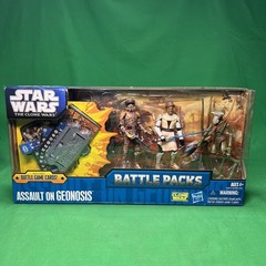 STAR WARS THE CLONE WARS “ASSAULT ON GEONOSIS” BATTLE PACK SEALED 2011