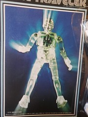 Vintage 1976 MICRONAUTS Blue Time Traveler Figure MEGO MOC New On Unpunched Card