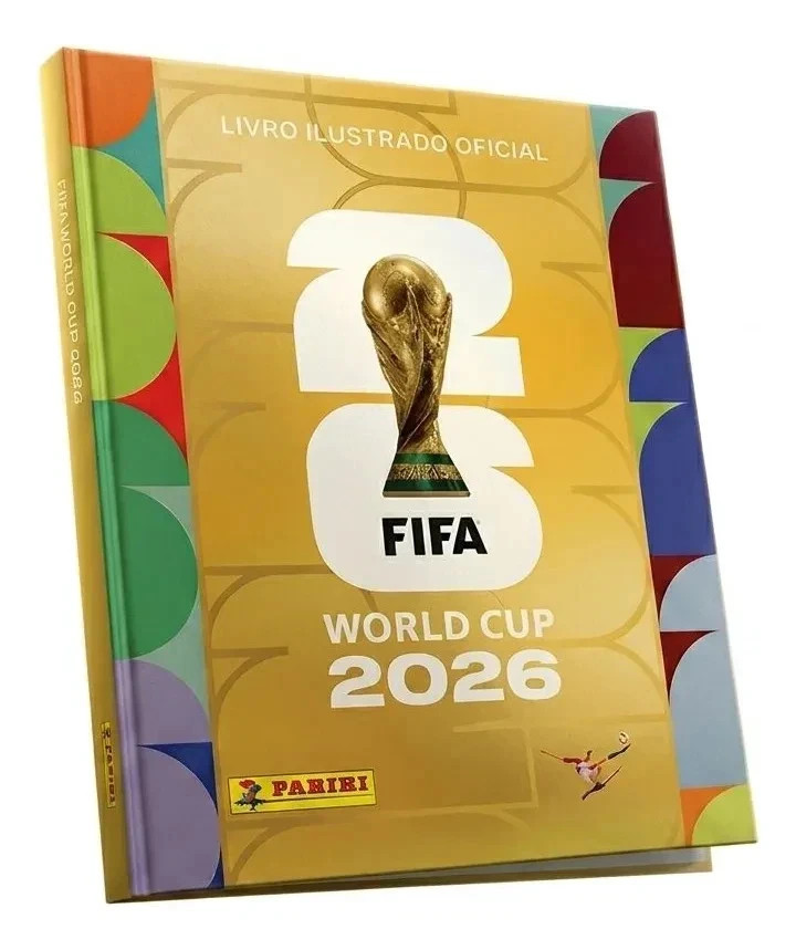 Panini Golden Album 2026 World Cup Hardcover FIFA WC Brazilian Edition