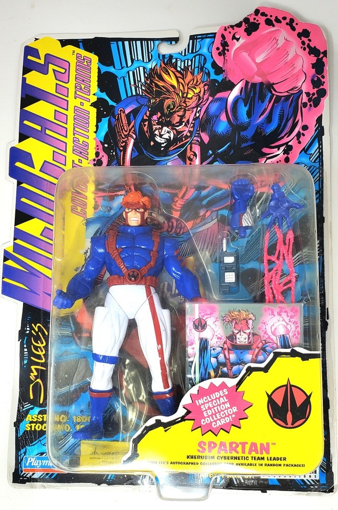 NRFB Vintage WILD C.A.T.S WILDCATS SPARTAN Comic Action Figure 1995 Playmates
