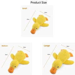 Stomping Duck Dog Toy Bite Resistant Plush Chew Toy for Large Dogs Interactive