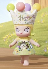 Authentic POP MART Happy Easter Mickey & Friends Royal Molly 400% Mega NEW