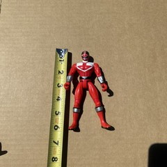 Red Power Ranger 2009 Bandai 6” Action Figure Poseable No Accessories