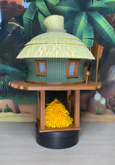 Donkey Kong Country Jungle Tree House Figure Playset; Nintendo Toy; READ