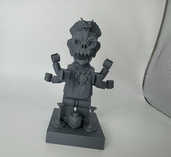 Rare Lego Indiana Jones Video Game Custom Kali Statue
