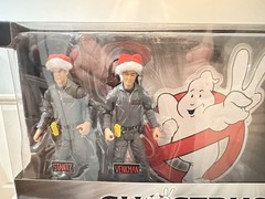 Ghostbusters 2 Toys R Us Figure Box Set 2010 MATTY Adult Collector Christmas Hat