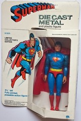 vintage MEGO die cast SUPERMAN action FIGURE metal 1979 boxed DC comic WGSH rare