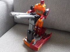 Transformers RODIMUS PRIME figure INCOMPLETE rubber 1986 Hasbro Vintage 7″ G1