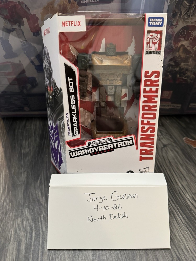 Transformers Sparkless Bot WFC War For Cybertron Netflix New