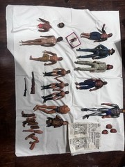 Vintage Action Figure Lot Mego Star Trek Big Jim Wolf Pack GI Joe Maskatron Marx