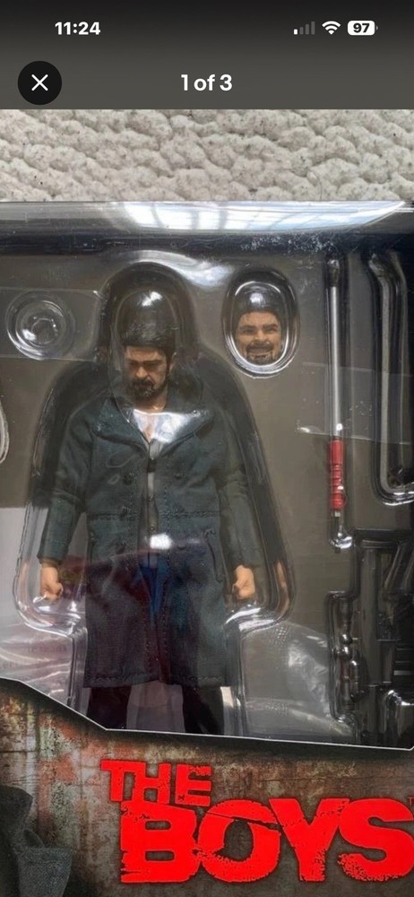 OFFICIAL MEDICOM TOY MAFEX No.154 WILLIAM BILLY BUTCHER THE BOYS (US SELLER)