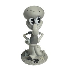 2019 SpongeBob SquarePants Old Timey Squidward Vinyl Figure Gray Monochromatic