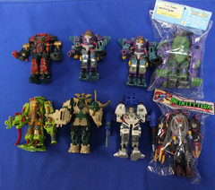 HUGE Playmates 1990s Exo-Squad Lot of 24 E-Frames Vehicles & 32 Action Figures