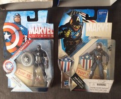 HASBRO CAPTAIN AMERICA SAN DIEGO COMIC CON ACTION FIGURE LOT (2) MIB FREE SHIP