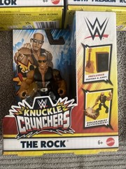 WWE Knuckle Crunchers. Rollins, The Rock And Finn Balor. Lot Of 3