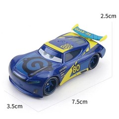 Disney Pixar Cars 3 No.80 Dan Carcia 1:55 Diecast Next Gen Race Kid Gifts🏎️✨