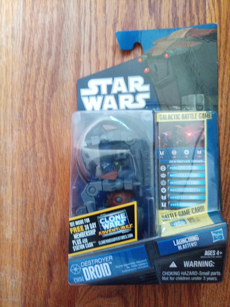 Star Wars The Clone Wars 2010 Destroyer Droid Action Figure CW04