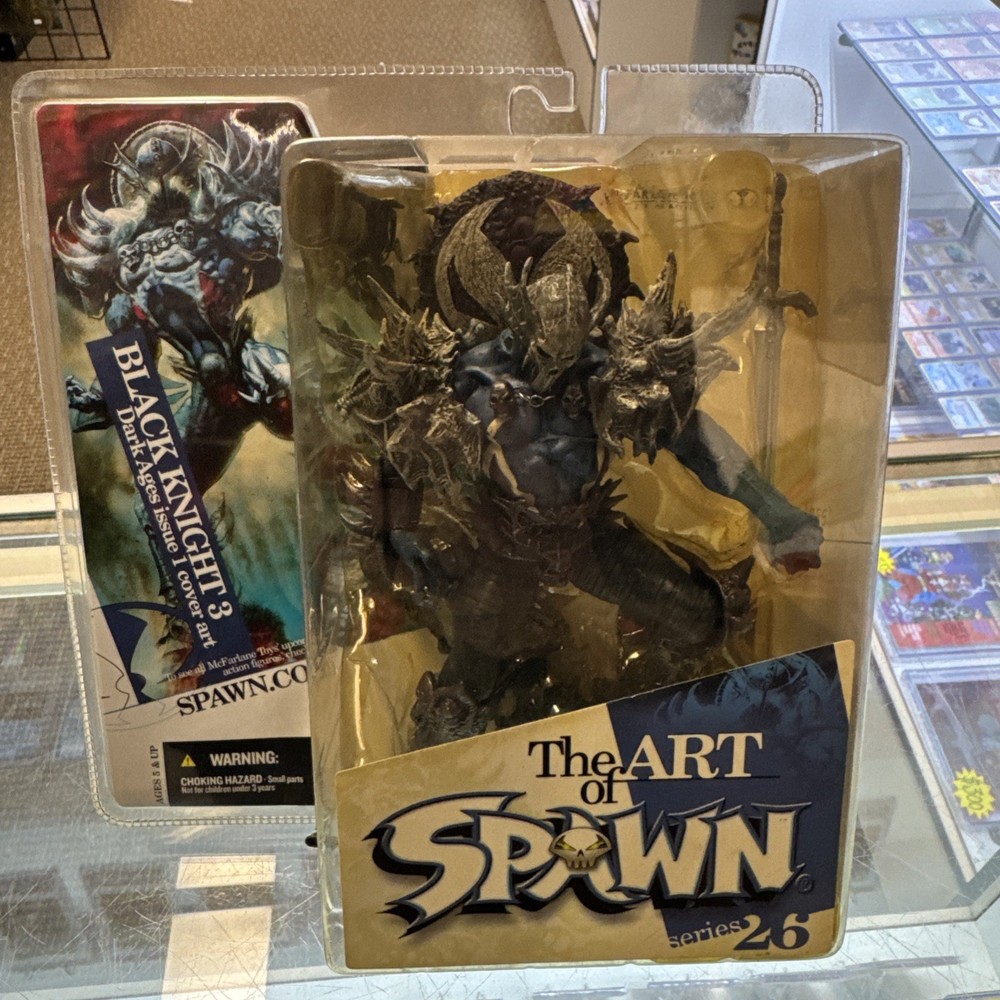 McFarlane 2004 Art Of Spawn Series 26 BLACK KNIGHT 3 Dark Ages SEALED