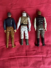 Star Wars Kenner Vintage Lot Of 3 Figures Hoth Luke, Bespin Han, & Endor Han