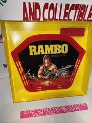 RAMBO Toys For Bikes 3-D Bike Shield W/ Classic Headband Stallone NEW ARCO 1986