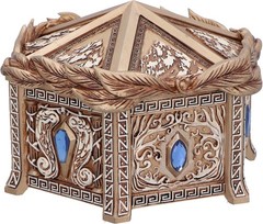 Nemesis Now Pandora’s Box 11cm, Resin, Gold, Gothic Accessory & Jewellery Box, G