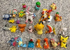 Pokemon Figure Lot 29 Pikachu Mew Bulbasaur Psyduck Sylveon Ho-Oh Infernape